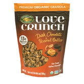 Love Crunch paquete frontal mostrando diseño y tamaño, atractivo visual