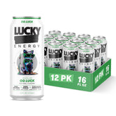 Lucky Energy lata frontal mostrando diseño y energía instantánea