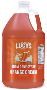 Lucy's frente del envase mostrando etiqueta y capacidad, beneficios para servicio comercial