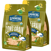 Lundberg pack frontal mostrando dos bolsas resellables y beneficio de almacenamiento