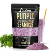 Luscious Spice Emporium empaque frontal mostrando polvo puro y beneficios