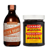Luxardo pack frontal mostrando botellas y frasco, mejora visual de la barra