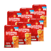Luzianne caja frontal mostrando 12 cápsulas y beneficios prácticos