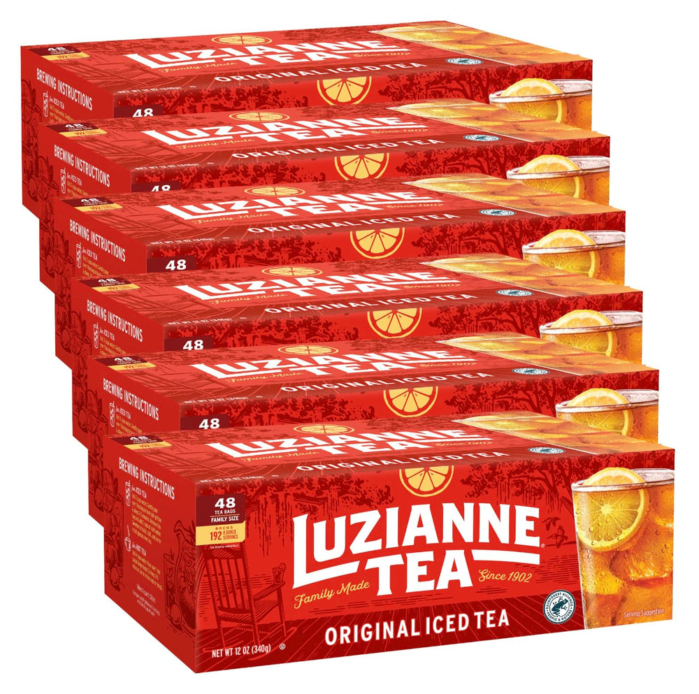 Luzianne frente del paquete mostrando la marca y cantidad para elegir fácil