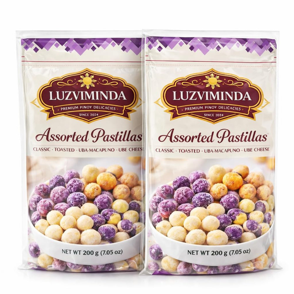 Luzviminda paquete frontal que muestra diseño y cantidad, ideal para regalo