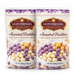 Luzviminda paquete frontal que muestra diseño y cantidad, ideal para regalo