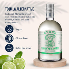 Lyre’s servido en copa margarita listo para beber y disfrutar sin alcohol