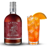 Lyre's botella frontal mostrando el diseño y autenticidad del aperitivo