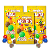 LYZA'S SWEETS envase frontal mostrando tres bolsas, ideal para fiestas