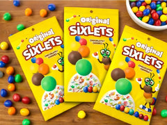LYZA'S SWEETS tubos individuales de seis bolitas, práctico para repartir