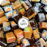 LYZA'S SWEETS & TREATS frontal de la bolsa a granel, vista clara del empaque