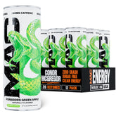 MAC Energy lata Forbidden Green Apple al frente, sabor intenso y refrescante