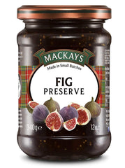 Mackays frasco frente mostrando conservas y atractivo gourmet