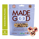 MadeGood frente del empaque mostrando diseño y sello orgánico