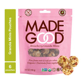 MadeGood frente del paquete con seis sobres, ideal para llevar