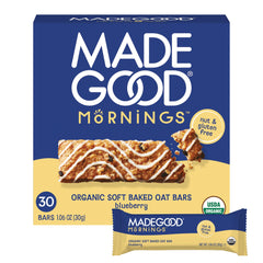 MadeGood paquete frontal 30 barras muestra conveniencia diaria