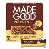 MadeGood paquete frontal que muestra 30 barras, conveniencia para desayuno