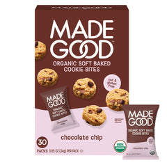 MadeGood vista frontal del pack, conveniencia para llevar