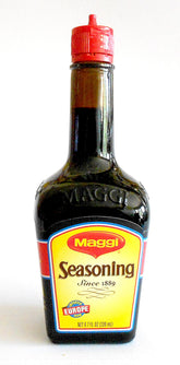 Maggi frente del envase mostrando la etiqueta y uso práctico