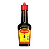 Maggi botella frontal de 4.40 oz mostrando el envase y su practicidad