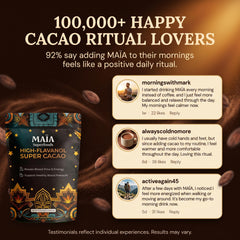 Maïa Superfoods granos de cacao seleccionados que resaltan origen y calidad
