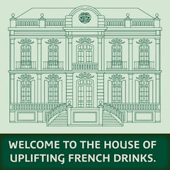 Maison Perrier botella en mano que muestra tamaño y facilidad de transporte