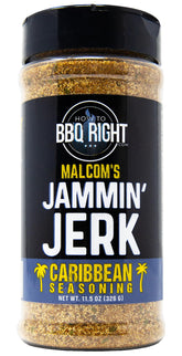 Killer Hogs malcom's Jammin' Jerk envase frontal con diseño y tamaño visible