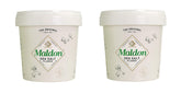 Maldon tubo frontal mostrando envase resellable y conveniencia