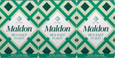 Maldon sal en escamas pack de tres frasco frontal beneficio: sabor consistente
