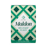 Maldon Salt caja frontal mostrando el envase y facilidad de uso