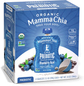 Mamma Chia frente del empaque mostrando etiqueta orgánica y beneficios