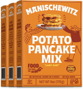 Manischewitz frente del empaque muestra mezcla y certificación kosher