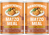 Manischewitz bote frontal con etiqueta clara y práctico cierre resellable