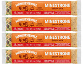 Manischewitz empaque frontal del mix minestrone, práctico para despensa
