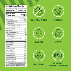 Manitoba Harvest bowl de ensalada con Hemp Hearts añadiendo proteína
