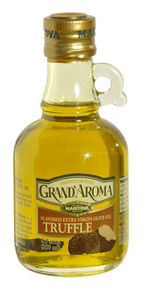 Mantova botella frontal trufa mostrando diseño italiano y atractivo gourmet