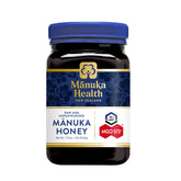 Manuka Health tarro frontal 500g mostrando etiqueta y potencia UMF 16+