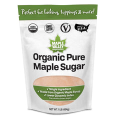 Maple Valley frente del empaque mostrando bolsa resellable y beneficio de frescura