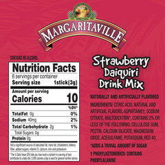 Margaritaville primer plano del polvo que resalta textura y disolución fácil