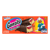 Marinela caja frontal mostrando ocho Gansitos, práctico para llevar