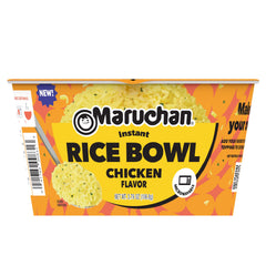 Maruchan bowl textura del arroz esponjoso ofreciendo comodidad rápida
