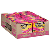 Maruchan frente del paquete mostrando la marca y conveniencia