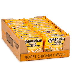 Maruchan paquete frontal con diseño claro y conveniencia