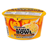 Maruchan tazón frente mostrando marca y empaque práctico