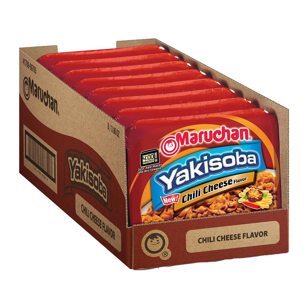 Maruchan Yakisoba pack frontal con diseño y presentación visible