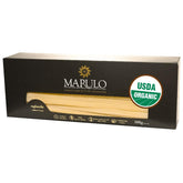 MARULO paquete frontal de tagliatelle orgánico mostrando etiqueta USDA Organic y peso