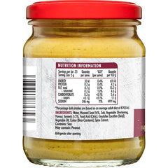 MasterFoods textura de mostaza en primer plano para ver consistencia cremosa