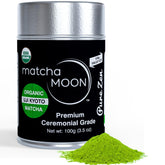 Matcha Moon lata frontal mostrando diseño y frescura para conservar sabor