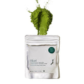 Matchaful Hikari bolsa frontal 100 g mostrando etiqueta y color verde intenso