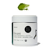 Matchaful Kiwami lata frontal mostrando etiqueta y beneficios frescura